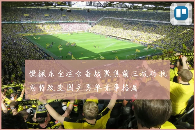 樊振东全运会备战聚焦前三板对抗或将改变国乒男单竞争格局